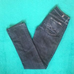 7 for all mankind straight leg jeans